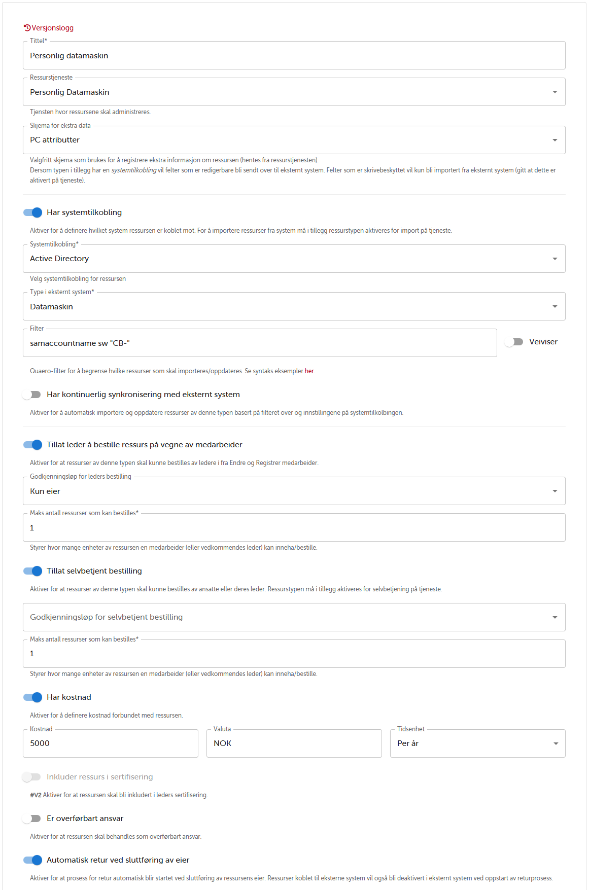 Systemkobling og automatisering